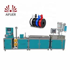 PEI, PVA, WPC, máquina de filamento de fibra de carbono extrusora mini máquina de fabricación de filamentos