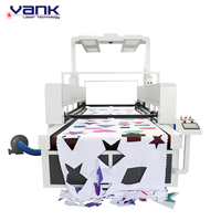 3018 Double Tête 150w Alimentation Automatique Cnc Ccd Laser Machines De Découpe Avec Caméra Scanner pour Rideau Tissu Tissu En Peluche Jouet