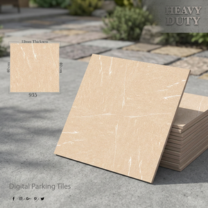 Baldosas de Porcelana Esmaltada Escandinava de 400x400mm, Resistentes, para Estacionamiento, Cerámica para Pisos Exteriores - Product Image 3