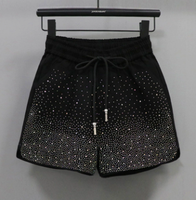 Short en coton délavé personnalisé avec logo sur mesure, design de luxe, style hip-hop, tendance été, en promotion