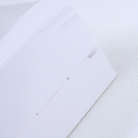 Scatola per Torte Personalizzata Riutilizzabile in Carta Bianca con Finestra, Laminazione Lucida/Opaca, Lamina Oro, Materiali Riciclati per Confezionamento Pasticceria