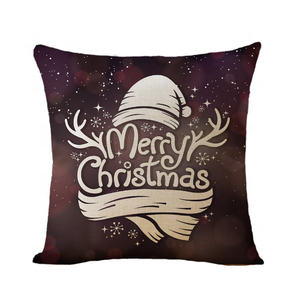 <span class=keywords><strong>Mots</strong></span> de noël housse de coussin à imprimé numérique housse d'oreiller - Product Image 4