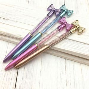Multicolor Bowknot Metal Ballpoint <b>Pen</b> with logo Slim Signature <b>Pen</b> with Custom logo Gel <b>Pens</b> Suitable As Gifts for Students - Product Image 4