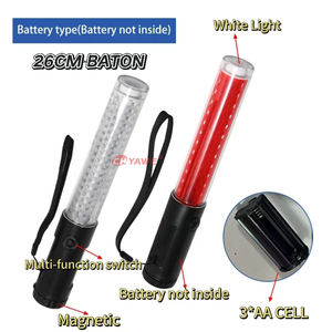 Baton d'avertissement de trafic LED d'urgence pour l'aviation Matériau ABS et PC alimenté par batterie pour la sécurité routière dans les aéroports - Product Image 4