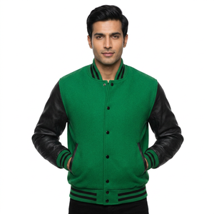 New Varisty Jacket for <b>Men</b> and Streetwear Long Sleeve for Wool Letterman Varsity Jacket <b>Men</b> - Product Image 1