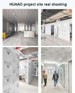 HUAAO ISO 14644 Clase 8, Cuarto Limpio Modular Prefabricado Moderno con Panel Sándwich <span class=keywords><strong>de</strong></span> 50 mm, Taller GMP, Hospital, Fábrica <span class=keywords><strong>de</strong></span> Cosméticos y <span class=keywords><strong>Alimentos</strong></span> - Product Image 6