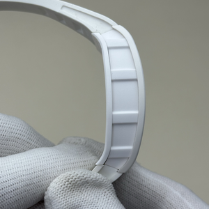 Orologi di lusso da uomo 055 Style Bubba Watson con lunetta in titanio grigio <span class=keywords><strong>TiC</strong></span> e cinturino in gomma bianca, orologio da polso meccanico manuale - Product Image 3