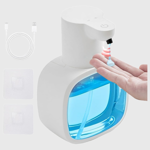 Distributeur de savon automatique sans contact rechargeable 500 ml, 3 niveaux, mural, moussant, pour la maison, best-seller - Product Image 2