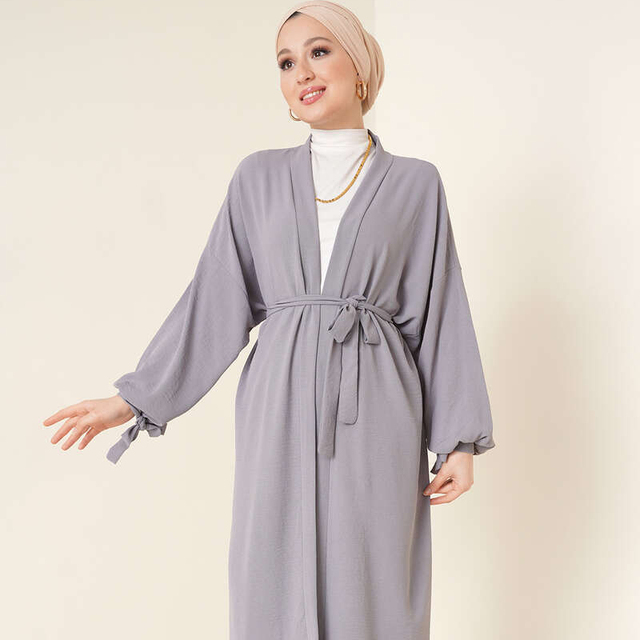 Modest Khimar Kaftan Abaya Women Muslim Dress Islamic Clothing Muslim Dress Modesty Open Abaya Wholesale Bulk Cheap