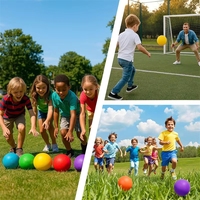 6 ballons de jeu gonflables avec pompe à air, pour enfants, intérieur/extérieur, 5 pouces, Dodge
