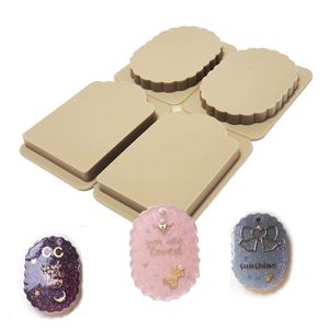 4 Cavity Aromatherapy Wax Die Creative Gypsum Mold Silicone Resin Scented Candles Mould for Plaster - Product Image 3