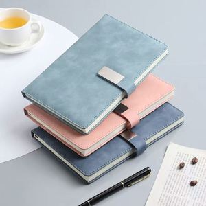 Carnet A5 personnalisé de haute qualité avec stylo, journal promotionnel, cahier d'exercices, reliure à chevalet, couverture en cuir - Product Image 6