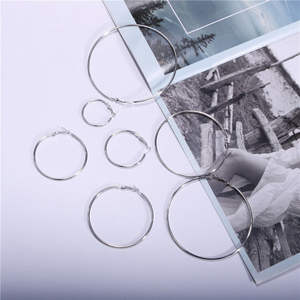 <span class=keywords><strong>Orecchini</strong></span> a Cerchio Grande da 100 mm alla Moda per Donna, Vendita all'Ingrosso N80658 - Product Image 5