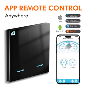 Nalite thông minh màn trập Thiết bị chuyển mạch cung cấp Hot Bán Dimmer chuyển đổi thông minh cao cấp Desgin tùy chỉnh nhà hoặc khách sạn từ xa chuyển đổi thông minh - Product Image 5