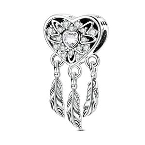 Collar con Colgante de Zirconia en Forma de Corazón con Corte Rosa, Chapado en Oro/Plata, Joyería Unisex para Uso Diario, <span class=keywords><strong>Amor</strong></span> Eterno - Product Image 2