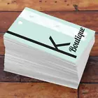 Étiquette volante en papier GSC Étiquette en tissu personnalisée Étiquettes volantes pour vêtements RFlD pour le suivi des vêtements