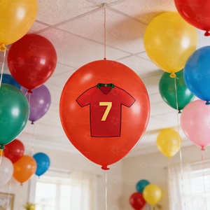 ลูกโป่งฟุตบอลซุปเปอร์สตาร์ CR7 สำหรับตกแต่งงานวันเกิด ขนาด 12 นิ้ว ทำจากยางลาเท็กซ์ 14+ ชิ้น สำหรับตกแต่ง DIY - Product Image 5