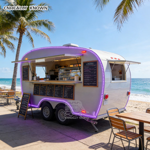 Camión de Comida Único para Venta de Algodón de Azúcar, Remolque Personalizado para Catering de Dulces de Carnaval - Product Image 1