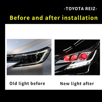 2014-2020 pour Toyota Mark X phares LED DRL nouvelle condition Reiz Signal dynamique lampe frontale projecteur lentille pour voitures