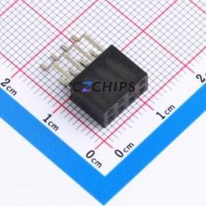 HX PM2.54-2x4P WT Pin Socket SMD,P=2.54mm,Horizontal Mount Connector ( Jack Structure: 2x4P )( Pitch: 2.54mm )( Row Spacing: - Product Image 1