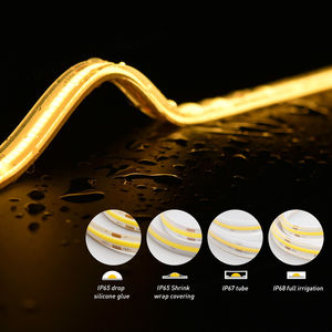 ไฟ LED แบบ Addressable COB สีฟ้าสำหรับตกแต่งภายในรถยนต์ แถบไฟ RGBWW 24V 600 มม. 30 เมตร หลายสี 12V ไฟ LED แบบ COB สีดรีมคัลเลอร์ - Product Image 5