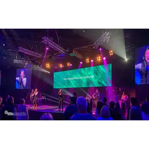 Foxgolden P4 Smd Full Color Led Display Screen Indoor Church Stage DJ Concerts Used A Lot Of Scenes