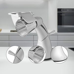 Thiết Kế Mới Salad Maker Đa Chức Năng Chế Biến Thực Phẩm Máy 5 Trong 1 Thép Không Gỉ Salad Shredder Cho Nhà Bếp - Product Image 2