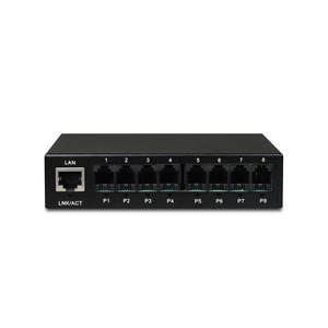 8 cổng chậu r111 giọng nói FXS FXO qua sợi quang chuyển đổi với 10/100M <span class=keywords><strong>Ethernet</strong></span> - Product Image 1