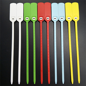 YC-L016 Sigilli in Plastica PP/PE Antifurto Personalizzabili con Codice a Barre, 300mm, Tensione 350N, Asta 7.2mm per Logistica e Bagagli - Product Image 2
