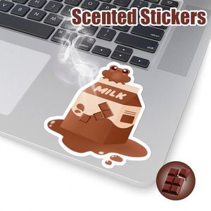 Custom Scented Vinyl <b>Stickers</b>-Waterproof & UV Resistant Craft Adhesive Labels with Strong Fragrance - Product Image 2