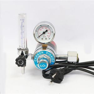 Régulateur avec débitmètre et chauffage, compteur de dioxyde de carbone à chauffage électrique Ar/CO2 - Product Image 3