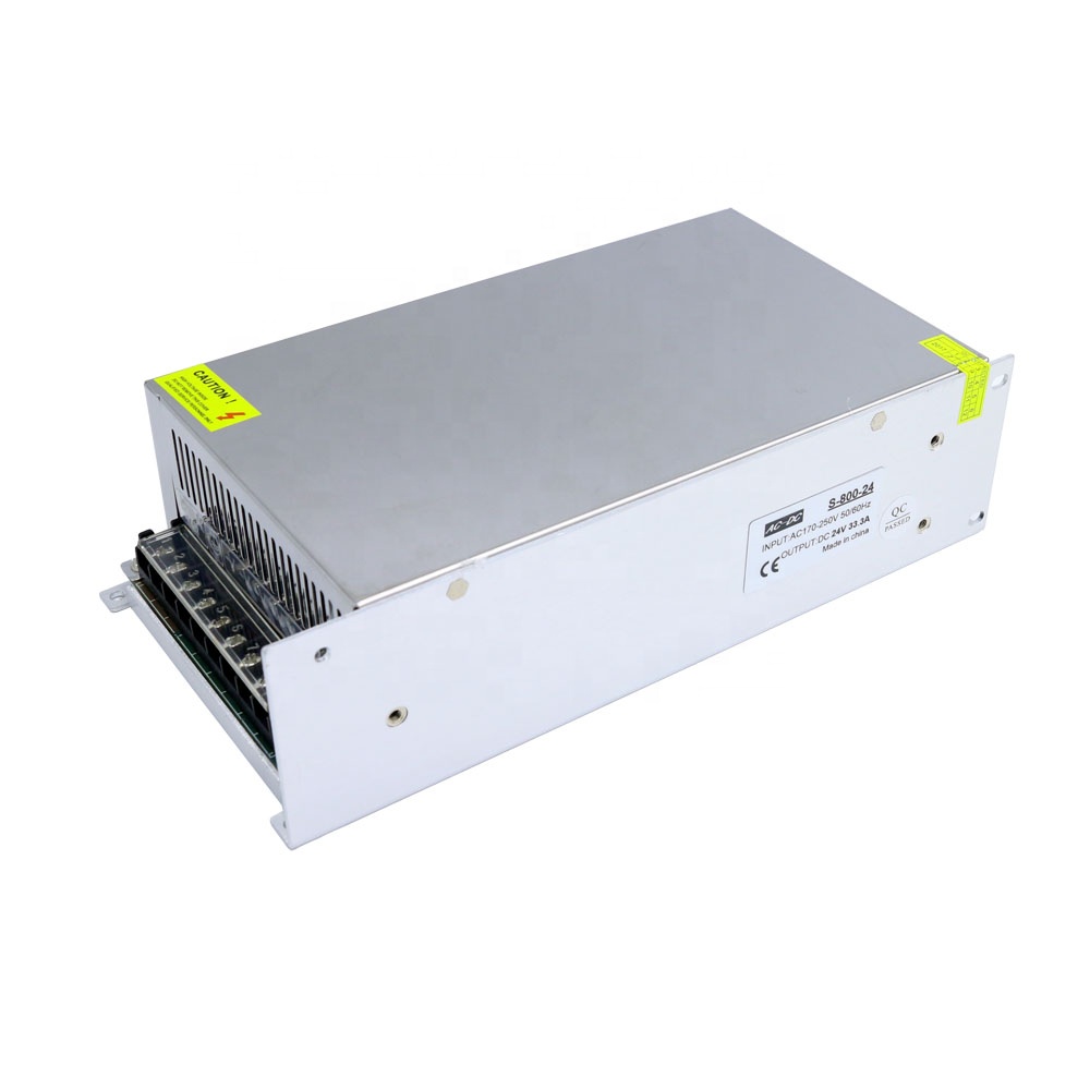 OEM 800 Вт 33,3 A 24 В волновой импульсный источник питания с низкой пульсацией для систем видеонаблюдения и светодиодов