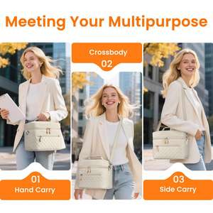 Sac à lunch à double contrôle de température, multi-compartiments, pour le bureau, les pique-niques, le camping et l'usage quotidien - Product Image 6