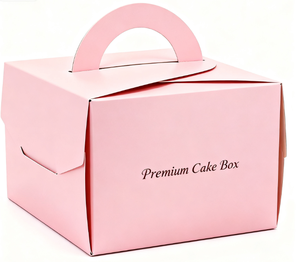 Boîte à gâteau en papier kraft de qualité alimentaire avec fenêtre, pour mariage, avec design personnalisé, faible MOQ, écologique, recyclable, portable - Product Image 5