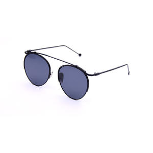 F3 2316 แว่นกันแดดทรงนักบินกรอบกลมสำหรับผู้หญิงโลหะสีทอง UV400 สีชมพูสีฟ้าเลนส์มิเรอร์ประเภท 3 แว่นกันแดด - Product Image 5