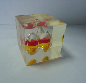 Özel sıvı tıbbi hediye akrilik akciğer kağıt ağırlığı - Product Image 5