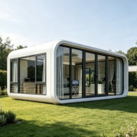 Maisonnette préfabriquée moderne de 40 pieds, type Apple Cabin, certifiée AS Classe 1a, maison modulaire pour location de logement secondaire en Australie