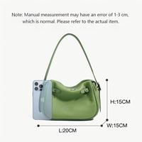 Sac bandoulière de luxe en cuir véritable haut de gamme 2026, style décontracté et tendance, en polyester, pour l'automne
