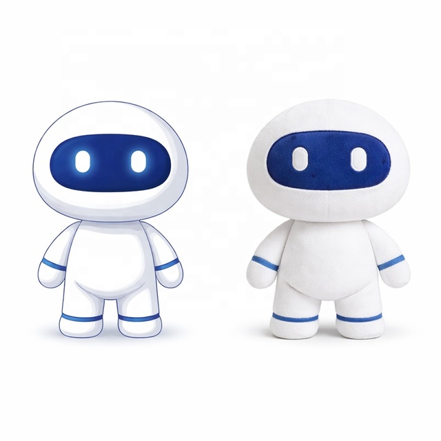 Custom Plush Toy Cute Robot Plush According to Design Custom Plush Manufacturer Perfect for Promotional Item Custom Plush Mascot
