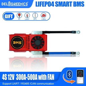 Batería inteligente 80A <span class=keywords><strong>100a</strong></span> 120A 150A 200A 15s 24s 12V 36V 48V <span class=keywords><strong>BMS</strong></span> <span class=keywords><strong>LiFePO4</strong></span> para paquete de batería de litio de almacenamiento solar - Product Image 4