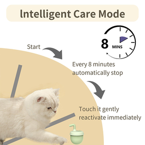 Nouveau jouet interactif automatique au laser en plastique écologique, auto-équilibrant, avec rotation automatique à 360°, pour chatons, stimulant la vue et anti-ennui - Product Image 4