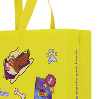 Sac fourre-tout pliable à motif de lettres personnalisé, certifié GRS, sac de shopping écologique non tissé, sac cadeau promotionnel, capacité de 15 kg, recyclable