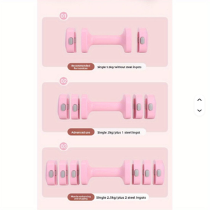 Ensemble d'<span class=keywords><strong>haltères</strong></span> et de kettlebells réglables 2 en 1 pour <span class=keywords><strong>femmes</strong></span>, multicolores, pour la salle de sport à domicile - Product Image 5