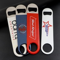 Vente chaude Sublimation personnalisée plat 7 "ouvre-bouteilles vierge en acier inoxydable