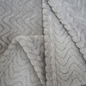 ผ้าห่มขนแกะเนื้อนุ่มสำหรับโซฟาผ้าห่มแสนสบายตกแต่งด้วยพื้นผิวเป็นคลื่นเหมาะสำหรับทุกฤดู - Product Image 5