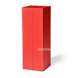 Caja de Calendario de Adviento de Cartón Rojo Cuadrado, 24 Días, Autoensamblable, Reutilizable, Caja de Regalo con Cajones para Almacenamiento y Manualidades - Product Image 4