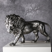 Salon artisanat abstrait luxe Animal Figurine décoration Sculpture Statue pour bureau à domicile décor de bureau