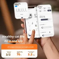 Nouvelle litière intelligente pour chat, design fermé, grande capacité, télécommande via téléphone portable, ramassage en un clic, entièrement automatique