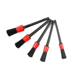 Spazzola per dettagli per la pulizia dell'auto dei <span class=keywords><strong>capelli</strong></span> di cinghiale naturale forniture per attrezzature per la pulizia degli interni prodotti per i dettagli - Product Image 1
