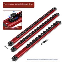 Kit de stockage d'outils de piste magnétique robuste support de gestion de support de prise Solution de stockage d'outils haut de gamme